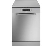 Lavavajillas Libre Instalación - SMEG LVS342CQSX, 14 cubiertos, Tercera Bandeja, Inox