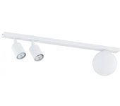 Regleta de techo ponsel blanco (3 luces)