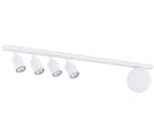 Regleta de techo ponsel blanco (5 luces)