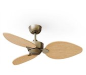 Ventilador de techo alma 100 latón 3 aspas