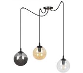 Lámpara colgante fedora mix (3 luces)