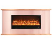 Armario De Madera Y Chimenea Electrica 1500w Armario Completo Desio 10