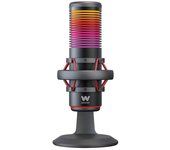 Woxter Mic Studio 70 RGB Micrófono de Condensador para Streaming Negro