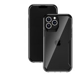 Muvit for Change Funda Shockproof 2m Transparente/Negra para iPhone 13 Pro