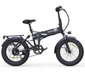 Ridstar H20 Bicicleta Eléctrica 500w Batería 48v15ah 20" Negra