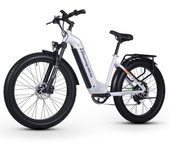 Shengmilo MX06 Bicicleta de Montaña Eléctrica 26" 500W 48V 840Wh Blanca