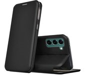 Cool Funda Flip Cover Elegance Negro para Samsung Galaxy S22 Plus S906