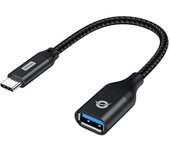 Conceptronic ABBY18B Adaptador OTG USB-C a USB-A 3.2 Gen 2 10Gbps Negro