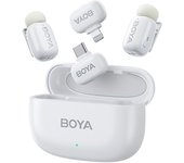 Boya Mini-13 Micrófono 5g Dual 100m 30h Lightning/usb-c Estuche Blanco