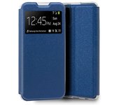 Cool Funda Flip Cover Liso Azul para Samsung Galaxy S20 Plus