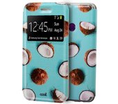 Cool Funda Flip Cover Dibujos Cocos para Huawei Y6p