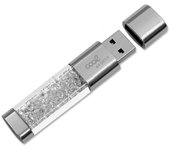 Cool Crystal Pen Drive USB 3.0 64GB Blanco