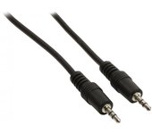 Valueline Cable de Audio Jack 3.5mm Macho/Macho 3m Negro