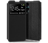 Cool Funda Flip Cover Liso Negro para Honor 90 Lite