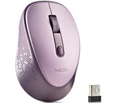 NGS Dew Lilac Ratón Optico Inalámbrico 1600 DPI Lila