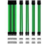 Phoenix Kit Cables Extensión Placa Base Negro/Verde
