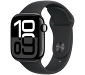 Apple Watch Series 10 GPS + Cellular 42mm Caja Aluminio Negro Azabache con Correa Deportiva Negra S/M