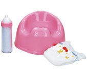 Accesorios para muñecas reig biberón pañal orinal