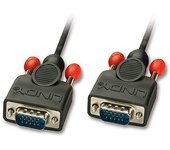 LINDY 31441 - Cable VGA sin núcleos de ferrita - Conector macho de 15 pines a conector macho de 15 pines, 2m