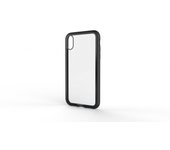 Cygnett Ozone 9H - Carcasa de Vidrio Templado con Bumper Integrado para Apple iPhone XS/X, Color Negro