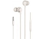 Auriculares intrauditivos daewoo dw2014/ con micrófono/ jack 3.5/ blancos