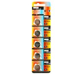 Pack de 5 uds Pila de litio, tipo botón 3 V CR2016 Electro Dh 52.500/CR2016 8430552104161