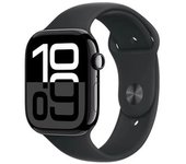 Apple Watch Series 10 OLED 46 mm Digital 416 x 496 Pixeles Pantalla táctil Negro Wifi GPS (satélite)