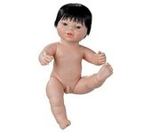 Muñeca bebé berjuan newborn 38 cm asiatico/oriental (38 cm)