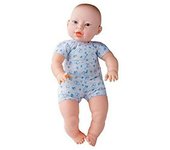 Muñeca bebé berjuan newborn asiatico/oriental 45 cm (45 cm)