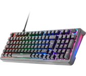 Mars Gaming MKPRO, Teclado Mecánico Gaming Completo, RGB Chroma, Switches Hot-Swap Mecánicos, Antighosting, Rueda de Control, Software Avanzado, Multiplataforma, Switch Silent, Español, Negro