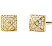 Michael Kors Pendientes Pendientes de Mujer MKC1299AN710 925% Plata Dorado Swarovski MKC1299AN710 Marca