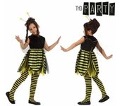 Atosa disfraz abeja niña infantil amarillo negro 5 a 6 años