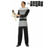 Atosa | Disfraz Escritor Hombre Adulto | Traje de Letras y Estilo Literario | Con Cuello, Camisa y Pantalón | Ideal para Fiestas, Carnaval y Eventos Literarios | Material Duradero y Cómodo | XL