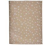 DKD Home Decor Mantel Jacquard Lunares Beige (140 x 180 cm)
