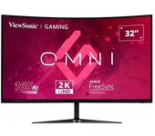 Viewsonic VX Series VX3218C-2K pantalla para PC 81,3 cm (32") 2560 x 1440 Pixeles Quad HD LED Plata