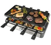 Bourgini Raclette Gourmette Grill Plus - Barbacoa para 8 personas