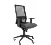 Silla Horna similpiel negro sin cabecero