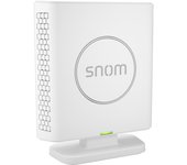 Snom M400 Base Dect para Teléfonos Inalámbricos - Router Y Repetidor con Capacidad De 20 Extensiones Y 10 Llamadas Simultáneas - Actualizaciones Inalámbricas Y Cifrado Avanzado