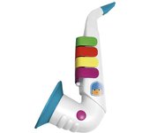 Saxofón de 4 notas pocoyo con estuche juguete musical