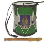 Juguete musical reig tambor flauta dulce