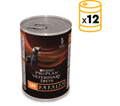 12 unidades de 400gr PRO PLAN VETERINARY DIETS OM obesidad comida húmeda para perros