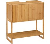Mueble para Lavabo en Bambú con 3 Niveles Canoply 80x33.5x69.6cm Thinia Home