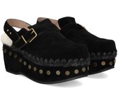 Mou Zuecos Mujer - Negro Talla 38