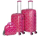 Itaca Stars Juego De Maletas Pc Infantiles, Color Fucsia Fucsia