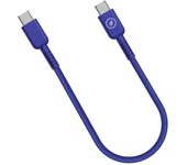 Muvit For Change Cable USB-C a USB-C 3A/60W 0.2m Azul