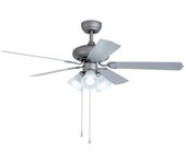 Sulion Skua Ventilador de Techo con Luz Aspas Reversibles 65W Gris