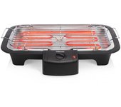 Tristar BQ-2813 Barbacoa Eléctrica de Sobremesa 2000W Negra