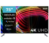 Cecotec A3 series ALU30075S 75" LED UltraHD 4K HDR10 Android TV
