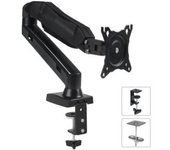 Maclean Mc-860 Soporte de Escritorio para Monitor 27" VESA 100x100 Max 8Kg Negro