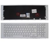 Teclado Para Portátil Sony Vaio Vpc-ej Series Con Marco Blanco